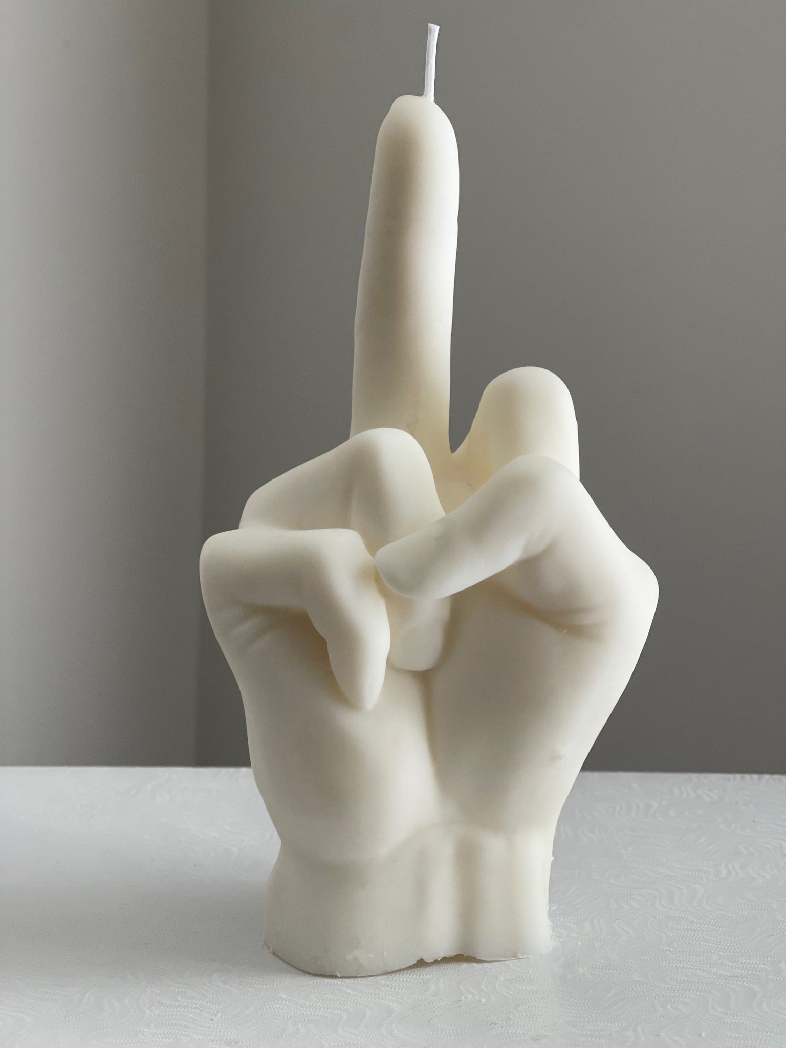 Large Middle Finger Candle